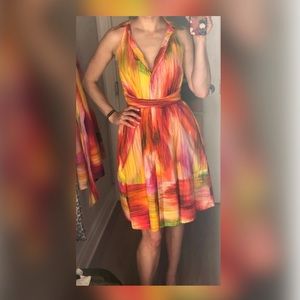 Bright and Fun Josie Natori, Sleeveless Dress, 6